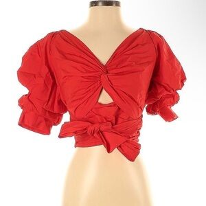 Anthropologie mare mare tie blouse